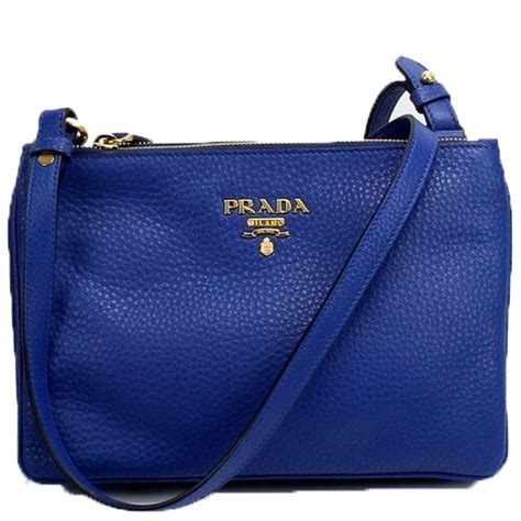 blue and white prada purse|Prada side bags.